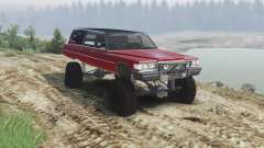 Cadillac Hearse 1975 [monster] [blood red and bl für Spin Tires