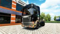 La peau Autocollant Bombes sur le tracteur Scania pour Euro Truck Simulator 2