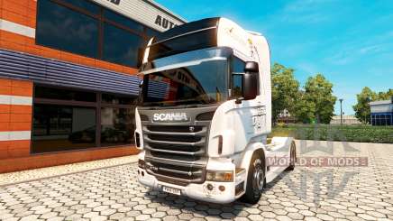 La peau Vabis Groupe Trans pour le véhicule tracteur Scania pour Euro Truck Simulator 2