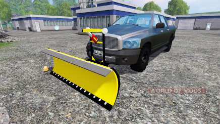 Dodge Pickup [snowplow] v2.1 für Farming Simulator 2015