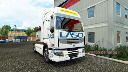 La peau LASO pour Renault tracteur pour Euro Truck Simulator 2