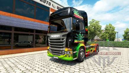 Reggae-skin für den Scania truck für Euro Truck Simulator 2