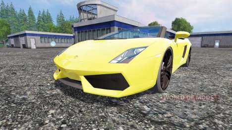 Lamborghini Gallardo Spyder pour Farming Simulator 2015