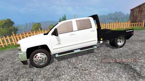 Chevrolet Silverado 3500 [flatbed] für Farming Simulator 2015