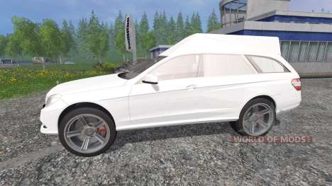 Mercedes-Benz E350 CDI Estate [hearse] pour Farming Simulator 2015