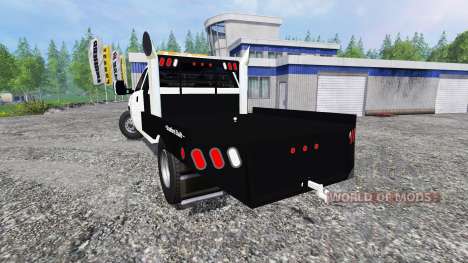 Chevrolet Silverado Flatbed v2.0 pour Farming Simulator 2015