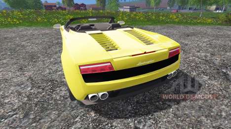 Lamborghini Gallardo Spyder pour Farming Simulator 2015