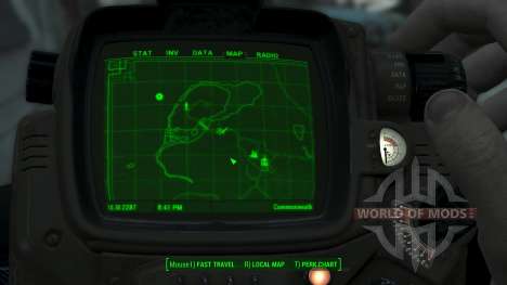 Immersive Map 4k - BLUEPRINT Inv. - Big Squares pour Fallout 4