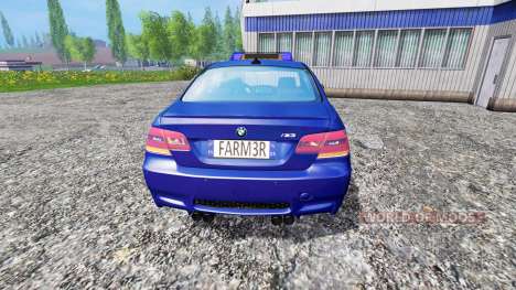 BMW M3 (E92) Notartzt v1.2 pour Farming Simulator 2015