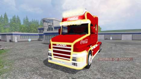 Scania T164 Coca-Cola Christmas pour Farming Simulator 2015