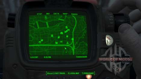 Immersive Map 4k - BLUEPRINT - Full Squares für Fallout 4