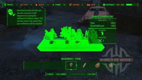 Working Food Planters für Fallout 4