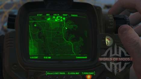 Amélioration de la carte de pour Fallout 4