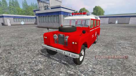 Land Rover Series IIa Station Wagon [feuerwehr] für Farming Simulator 2015