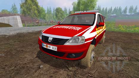 Dacia Logan [feuerwehr] pour Farming Simulator 2015