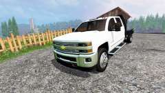 Chevrolet Silverado 3500 [flatbed] pour Farming Simulator 2015