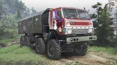 KamAZ-6350 Mustang [rouge][08.11.15] pour Spin Tires