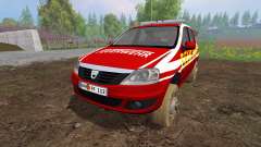 Dacia Logan [feuerwehr] pour Farming Simulator 2015