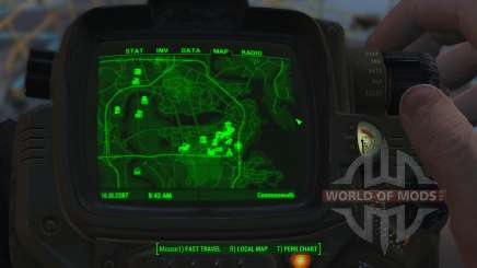 Amélioration de la carte de pour Fallout 4