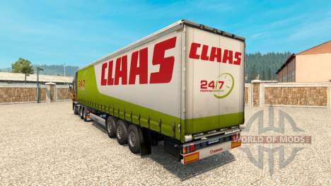 De la peau pour CLAAS remorque pour Euro Truck Simulator 2