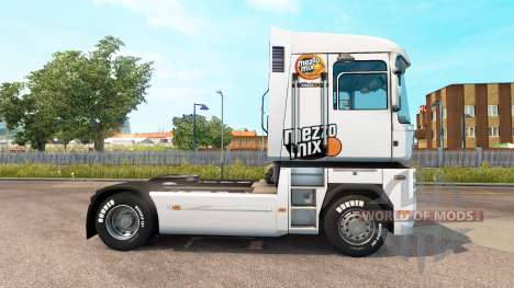 Mezzo Mix de la peau sur le tracteur Renualt pour Euro Truck Simulator 2