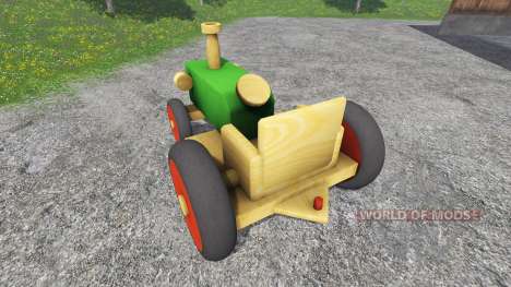 Tracteur en bois pour Farming Simulator 2015