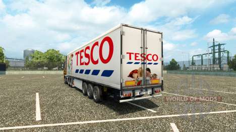 Tesco Haut auf den trailer für Euro Truck Simulator 2