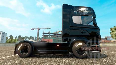The fast and The furious 6 skin für Scania LKW für Euro Truck Simulator 2