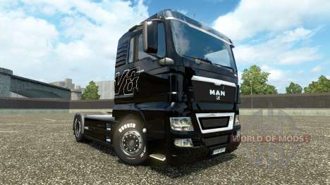 Die Haut auf den V8-LKW MAN v2.0 für Euro Truck Simulator 2