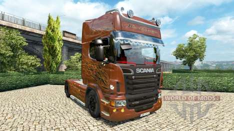 Scania R Black Amber v2.5 pour Euro Truck Simulator 2