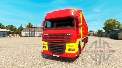 DLRG skin for DAF truck für Euro Truck Simulator 2