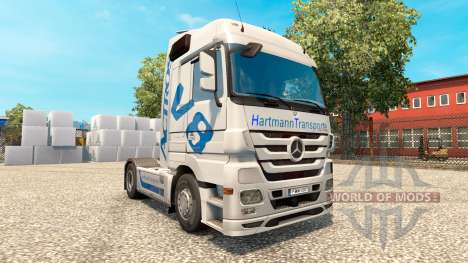 Hartmann Transporte Haut für LKW Mercedes-Benz für Euro Truck Simulator 2