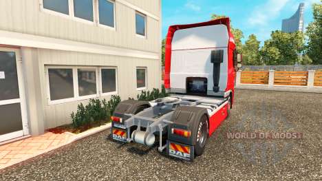 La peau sur le Hasseroeder camion DAF pour Euro Truck Simulator 2