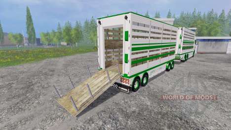 Scania R730 [cattle] pour Farming Simulator 2015