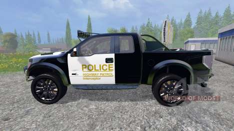 Ford F-150 Raptor Police pour Farming Simulator 2015
