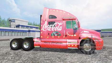 Kenworth T2000 [Coca-Cola Christmas] für Farming Simulator 2015