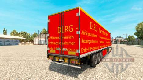 DLRG skin for DAF truck für Euro Truck Simulator 2