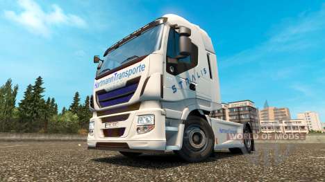 Hartmann Transporte de la peau pour Iveco tracte pour Euro Truck Simulator 2