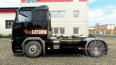 Saturne peau sur camion Volvo pour Euro Truck Simulator 2