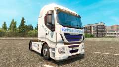 Hartmann Transporte de la peau pour Iveco tracteur pour Euro Truck Simulator 2