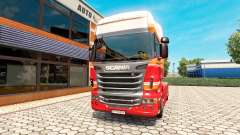 Penta de la peau pour Scania camion pour Euro Truck Simulator 2