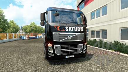 Saturne peau sur camion Volvo pour Euro Truck Simulator 2