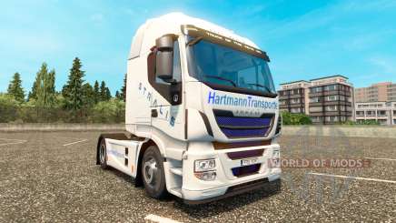 Hartmann Transporte de la peau pour Iveco tracteur pour Euro Truck Simulator 2