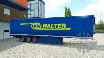 La peau de Walter sur la remorque pour Euro Truck Simulator 2