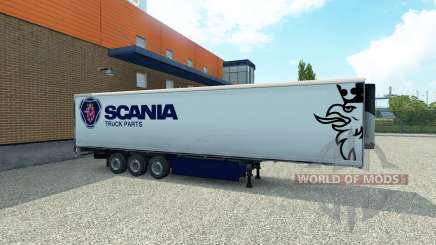 La peau semi-remorque Scania pour Euro Truck Simulator 2