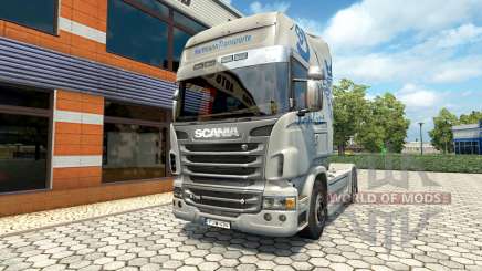 Hartmann Transporte skin für Scania LKW für Euro Truck Simulator 2