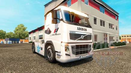 La peau Adidas pour Volvo camion pour Euro Truck Simulator 2