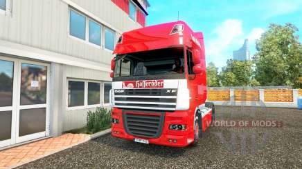 La peau sur le Hasseroeder camion DAF pour Euro Truck Simulator 2