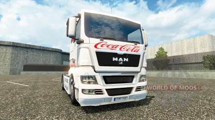 Haut Coca-Cola auf dem LKW MAN für Euro Truck Simulator 2