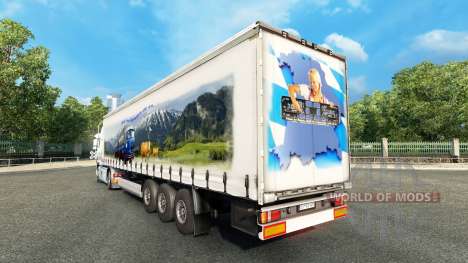 Bayern Express skin für Volvo-LKW für Euro Truck Simulator 2